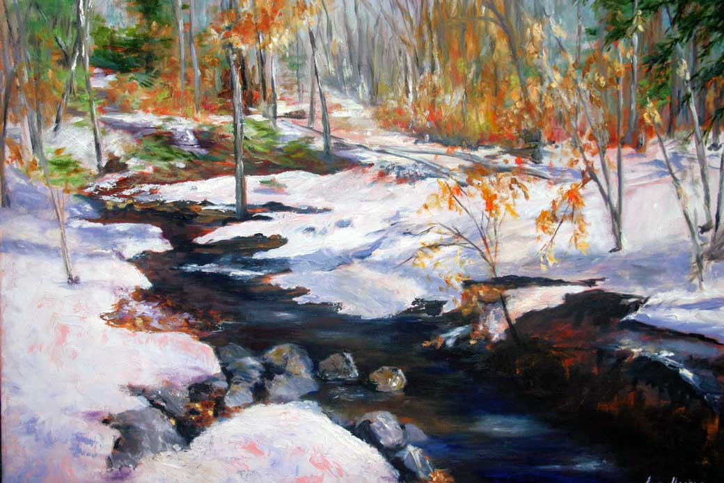 Winter Stream, Gatineau